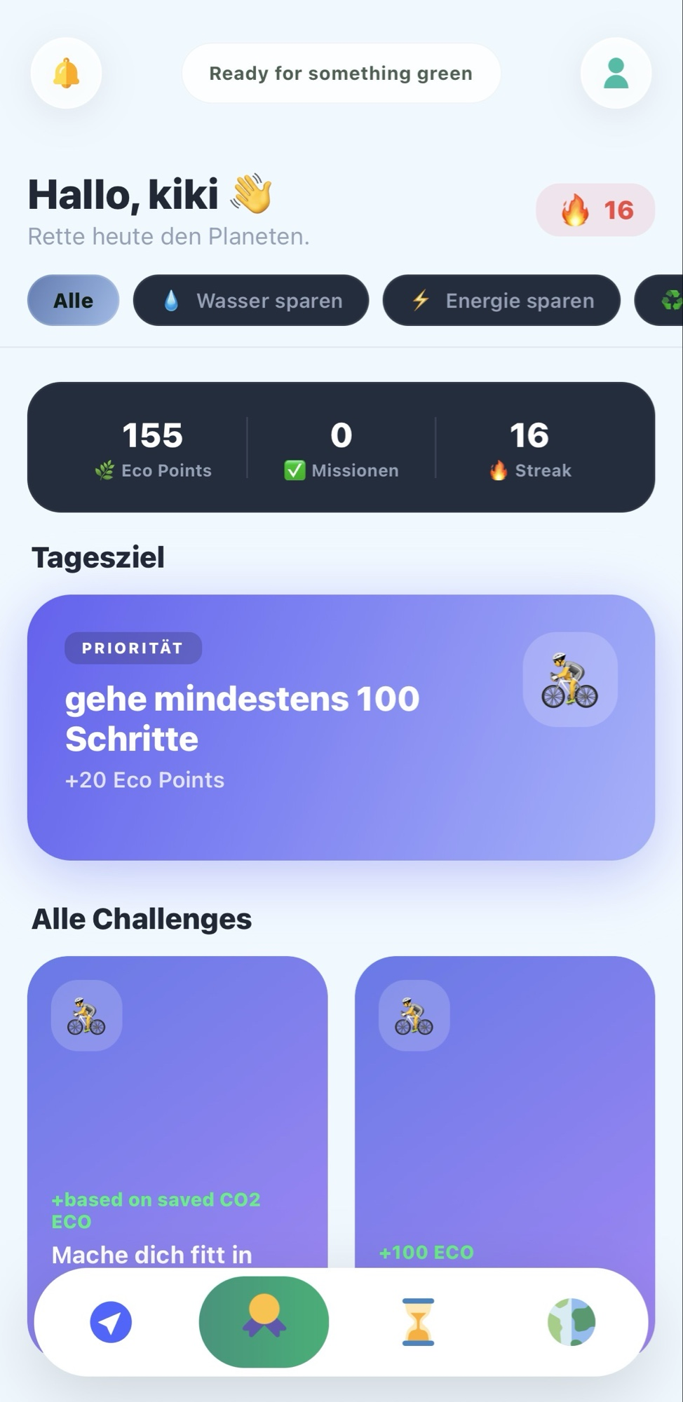 Voltada App Screenshot